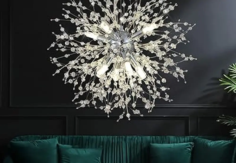 art deco dining room chandelier